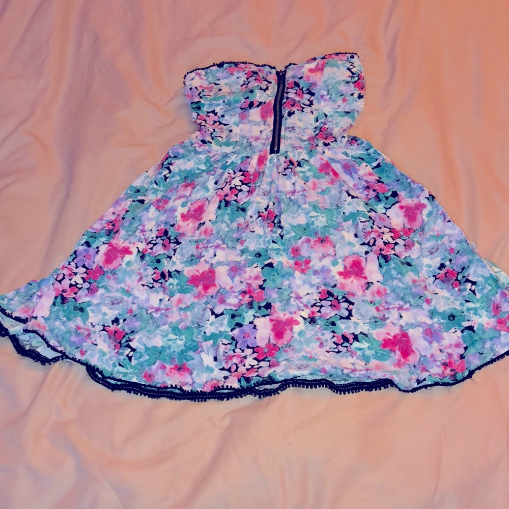 Flower mini dress